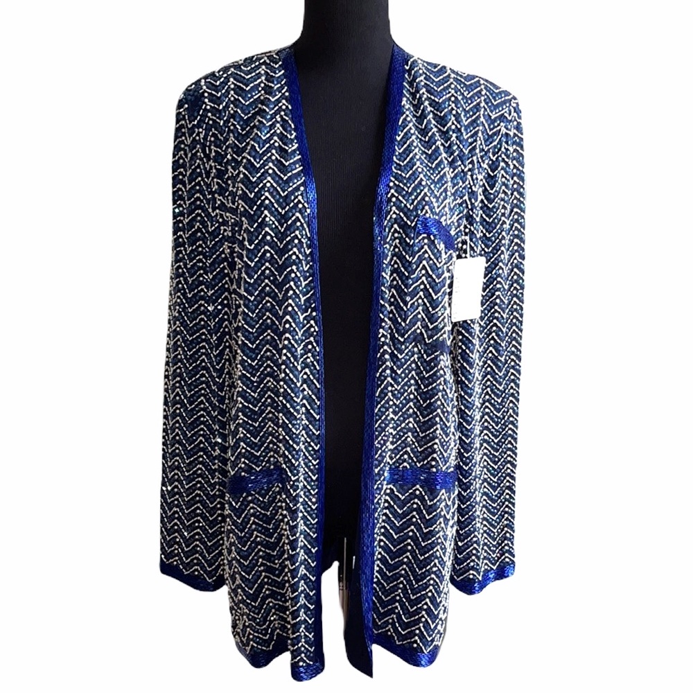 Laura Biagiotti Heavy All Beaded Coat